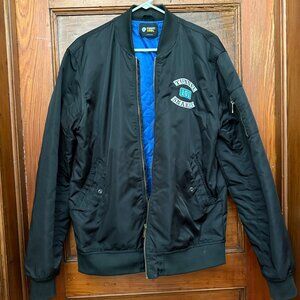 Insert Coin Tunnel Snakes Bomber Jacket - XL - U.S. L